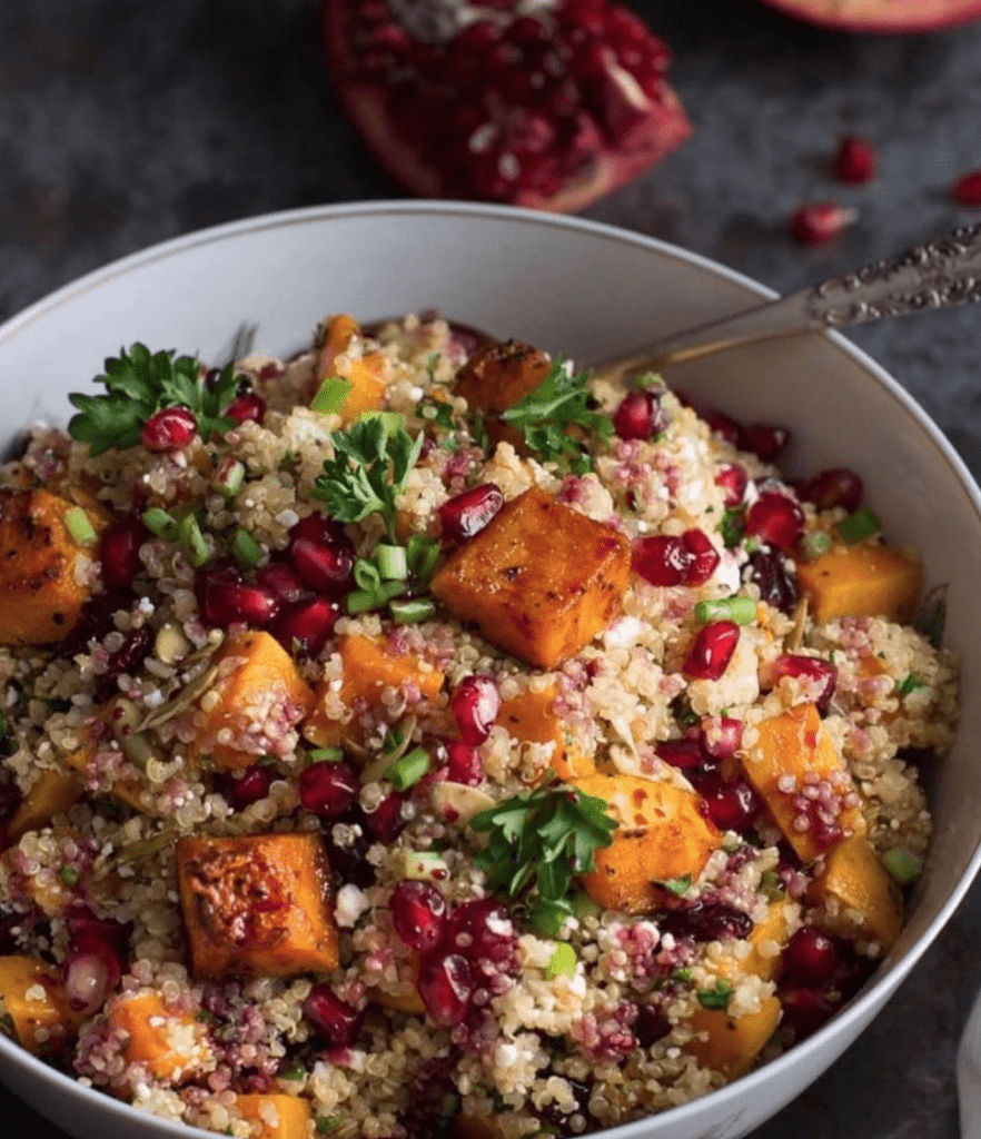 Ensalada de quinoa con boniato