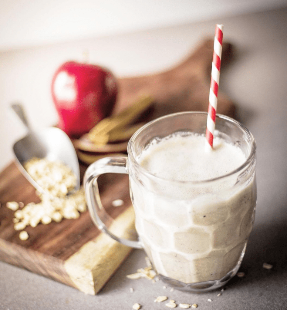 Smoothie de manzana con canela