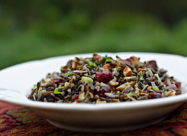 Ensalada de arroz salvaje